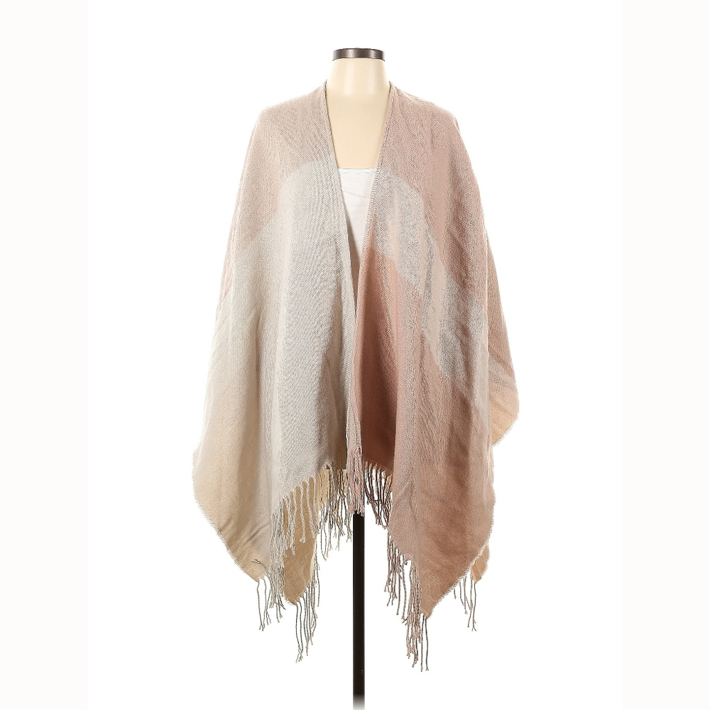 SOIA & KYO Colorblock Poncho